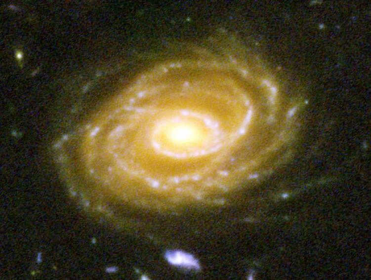 Even in images from powerful space telescopes, galaxies are often blurry 