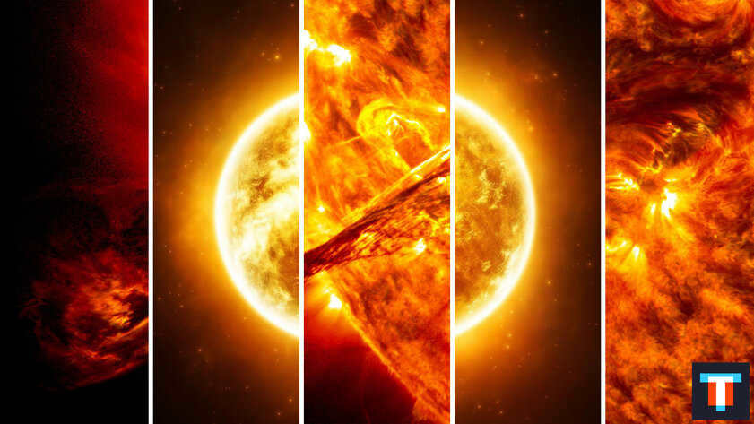 It is impossible to name the temperature of the Sun. It's a complicated and complex question