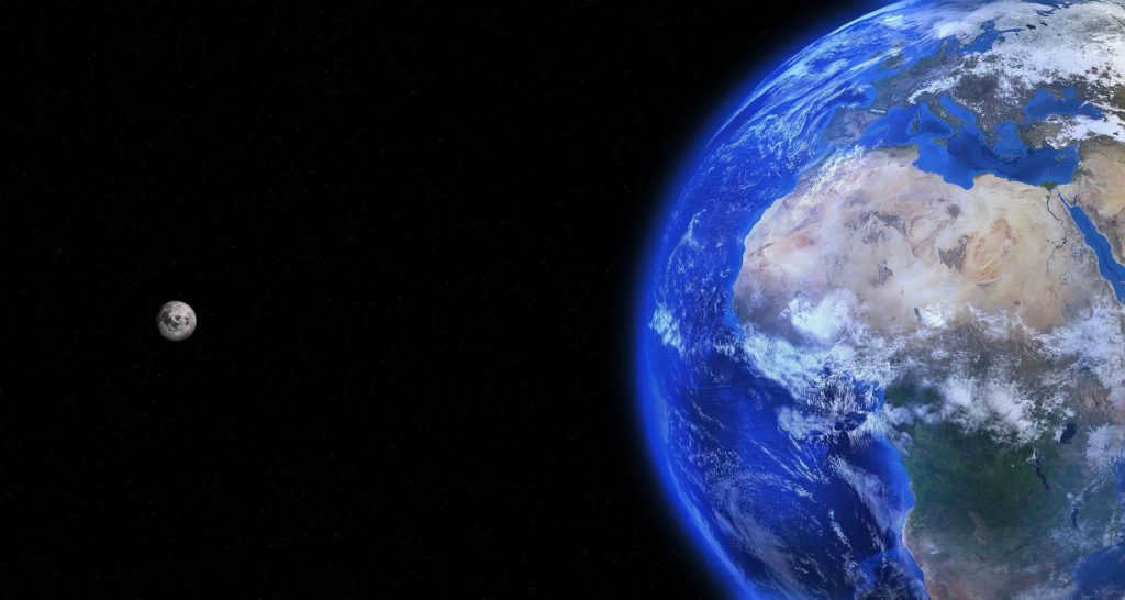 our planet and its satellite