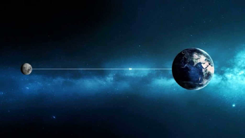 Light from the Moon to the Earth