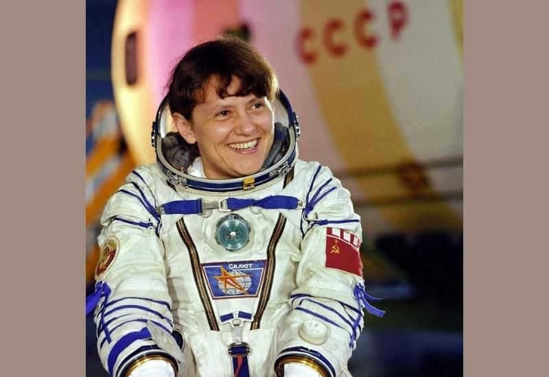 Svetlana Savitskaya, the first woman in outer space.