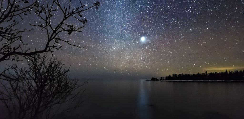 Star Sirius from the ground