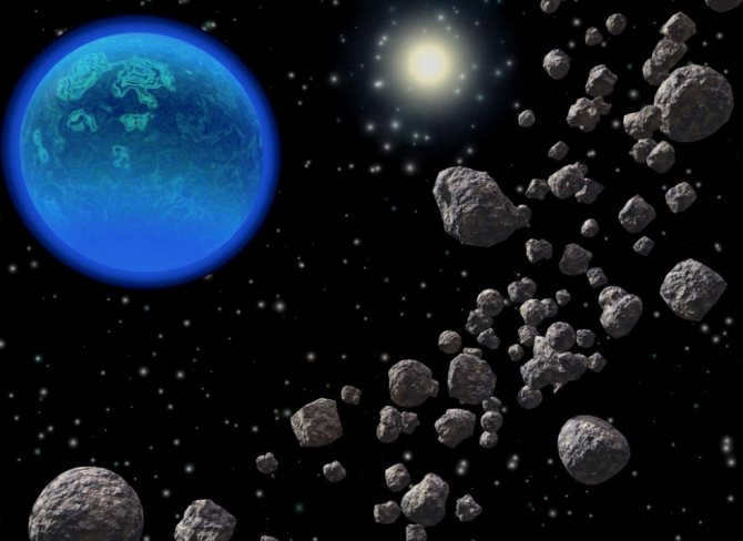 The Asteroid Belt in the Solar System. - WNS