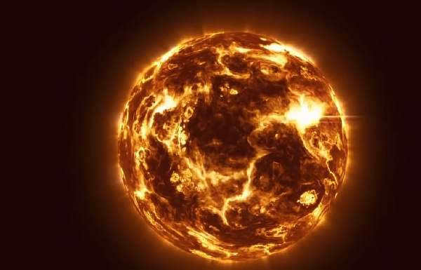 Sun in space