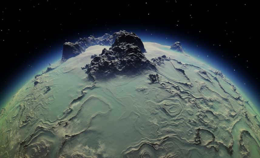 Mysterious satellites of the planets of the solar system: Ganymede, Miranda . 