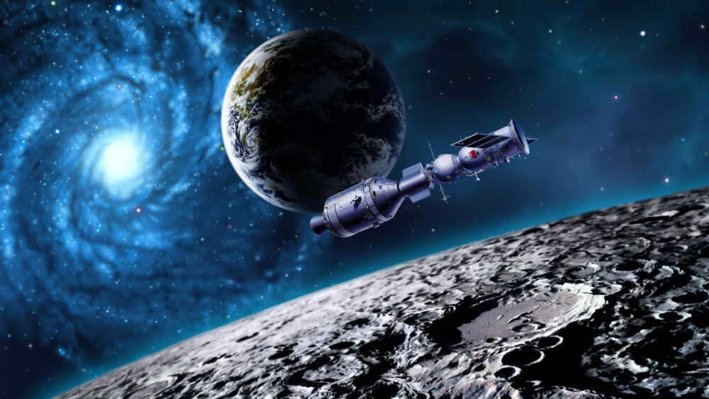 NASA wants to build an orbiting station on the Moon to explore . 