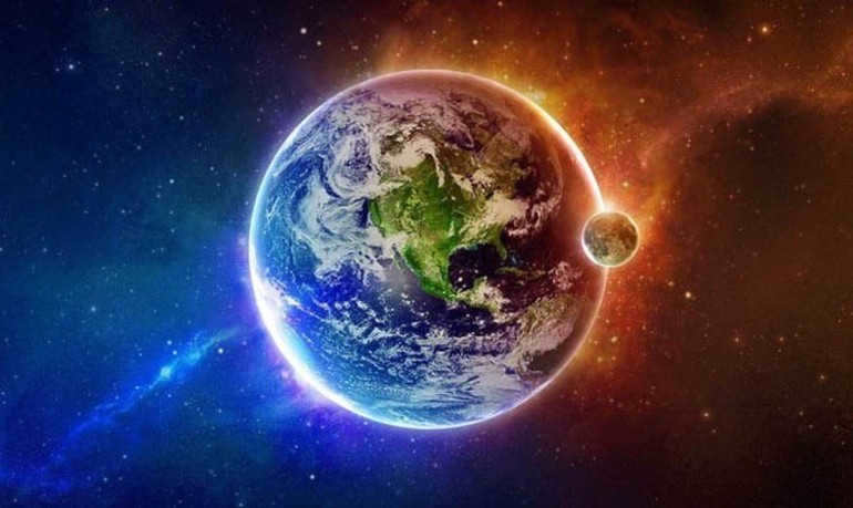Earth and Moon