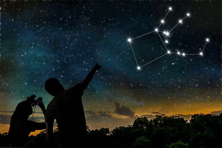 Constellations and zodiacal constellations