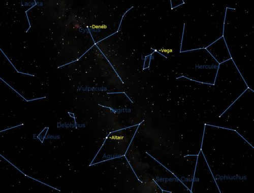 Figure 4. The Vega-Deneb-Altair Summer Triangle