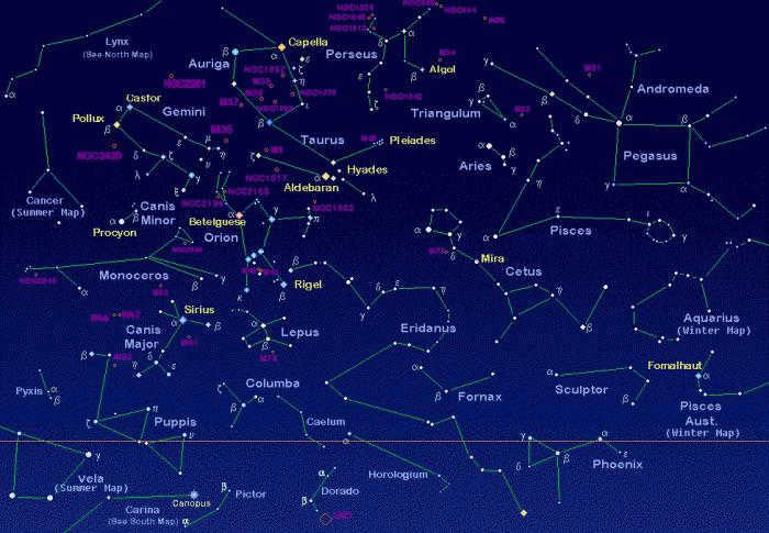 northern hemisphere constellations