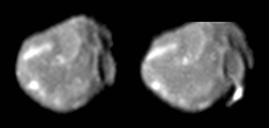 Amalthea, photo by Galileo probe