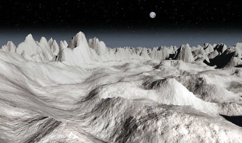 Pluto's surface
