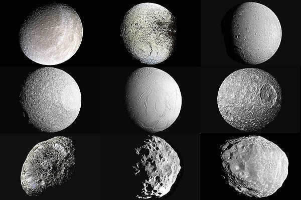 Saturn satellites mysteries - description, features
