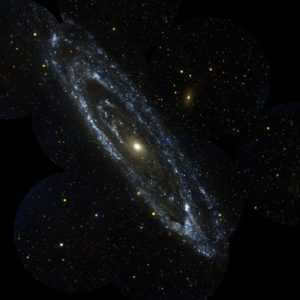 The Andromeda Galaxy in ultraviolet light
