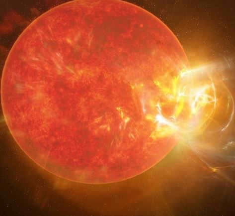 Proxima Centauri is a small star with a capricious nature.