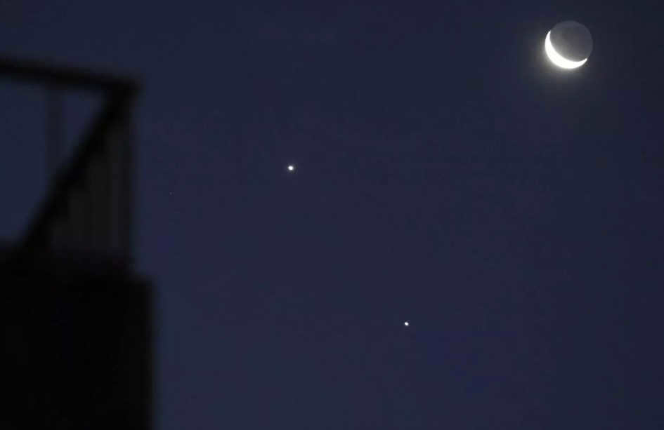 Planets in the night sky