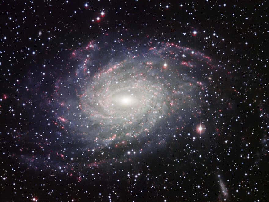 The image shows a galaxy NGC 6744 similar to ours