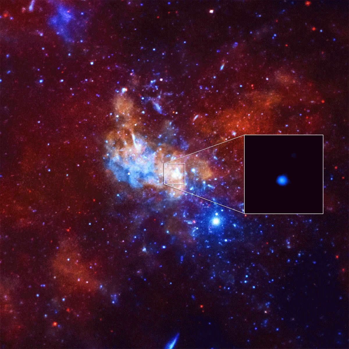 An image of the center of the Milky Way