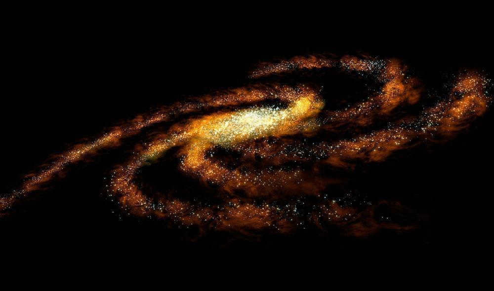 galaxy, Milky Way, picture, drawing, illustration