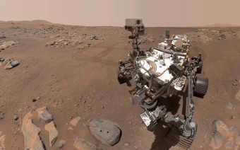 "Selfies of the Perseverance rover on Mars