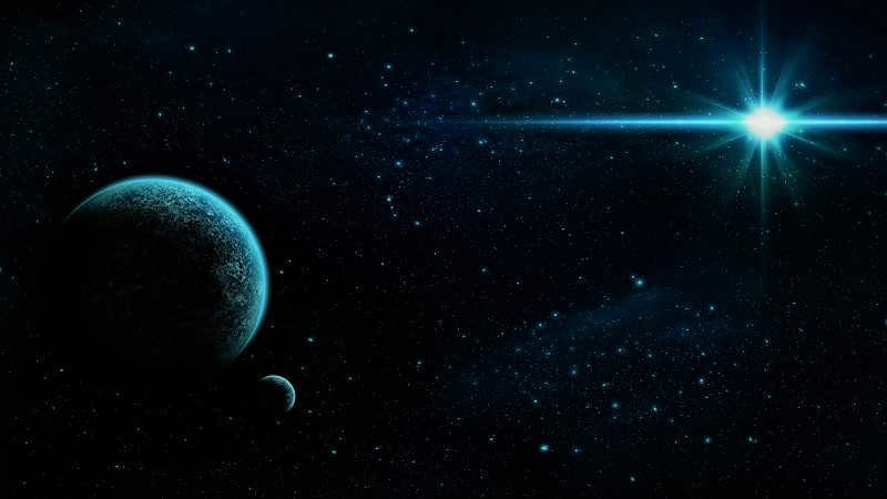 Planet and star