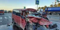 A woman was killed and five injured in a crash on the M-4 "Don" highway near Shakhty - DonDay-Shakhty.Ru