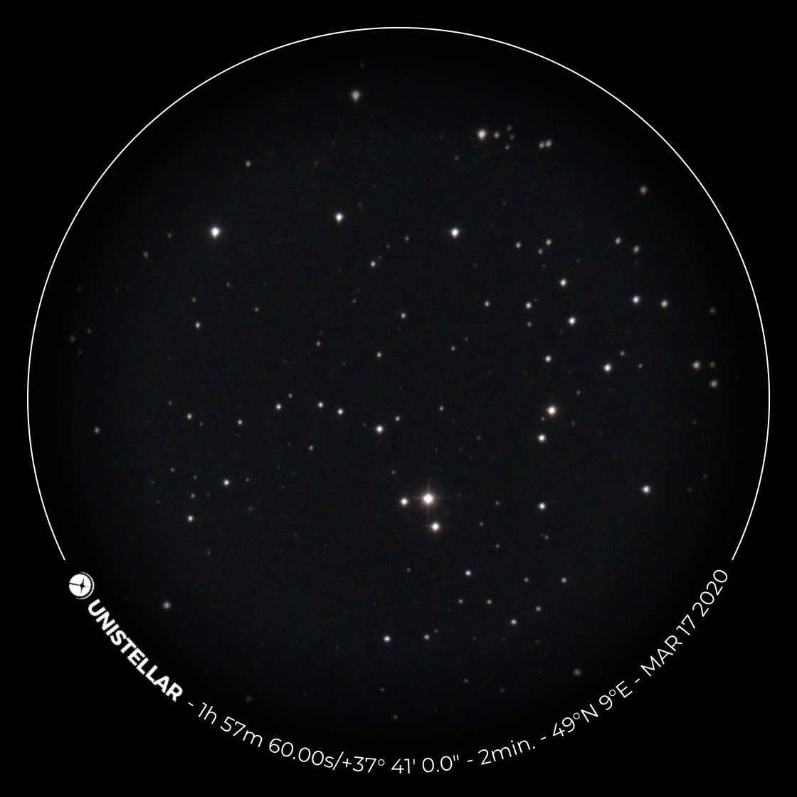 The Andromeda constellation and its most interesting space objects