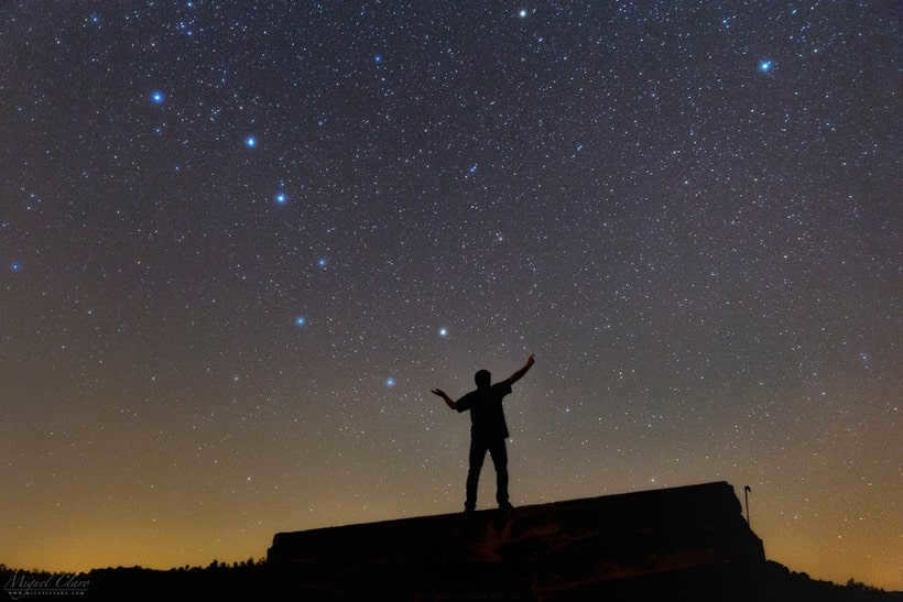 The brightest stars of the constellation of the Little Bear
