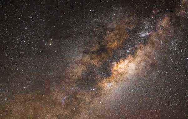 In the direction of the constellation Sagittarius
