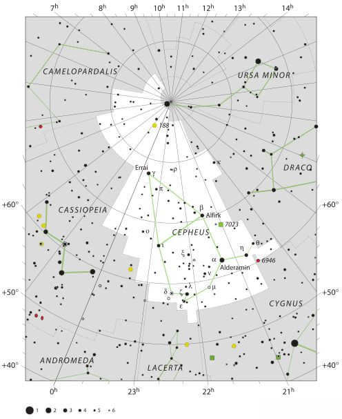 Cepheus constellation