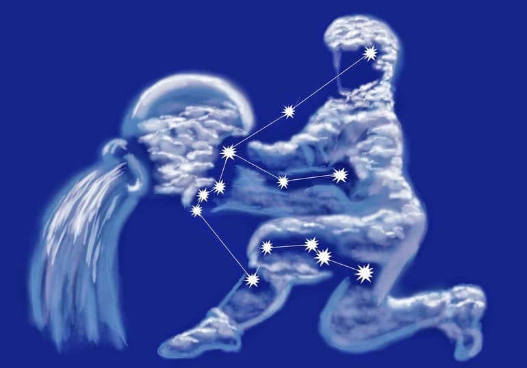 Report on the constellation Aquarius ♒ history of origin, description, symbol and meaning, coordinates, interesting facts and legends, list of stars and the brightest of them