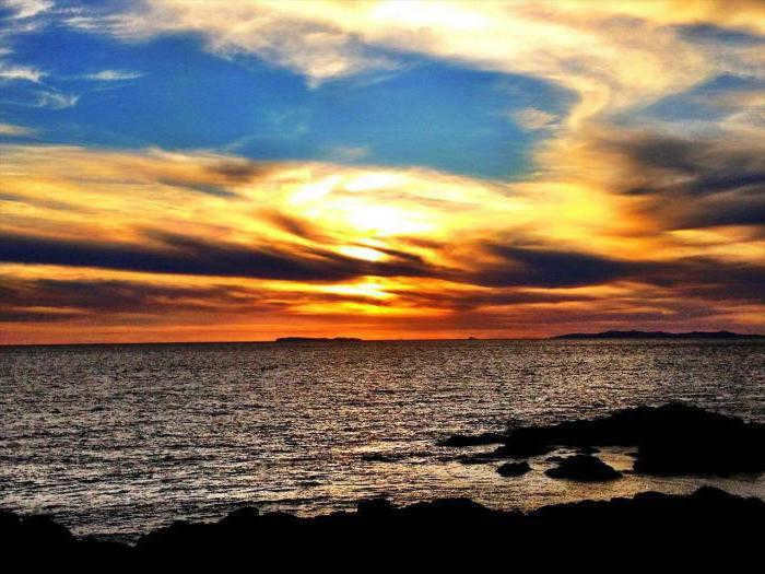where the sun rises and sets