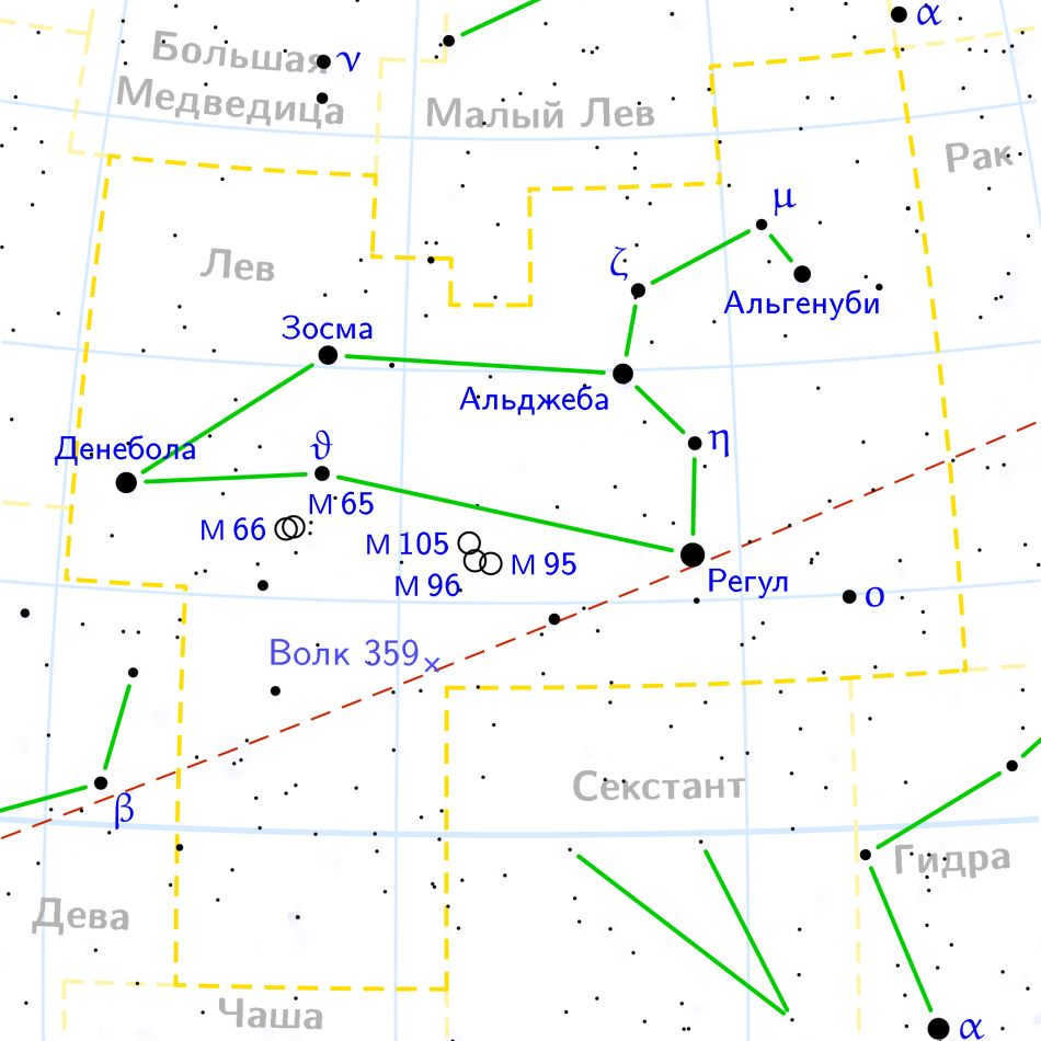 The constellation of Leo: description and interesting facts