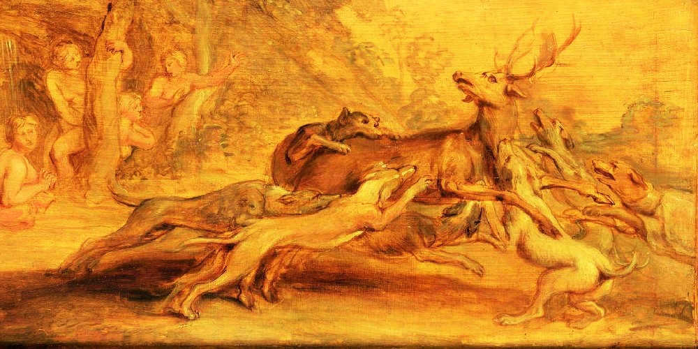 Actaeon and his dogs