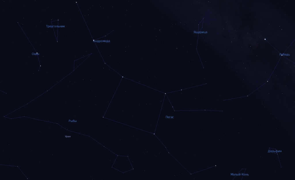 Pisces, Andromeda and Pegasus.