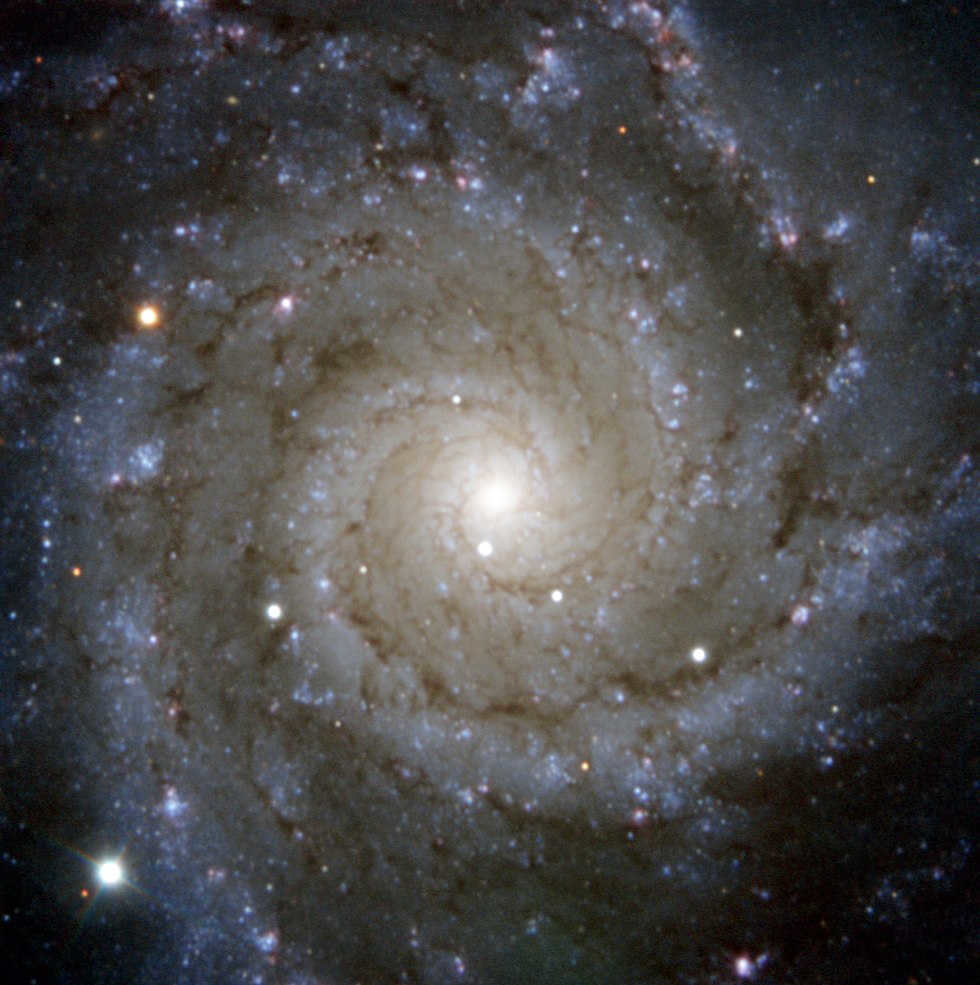 Spiral galaxy M74.