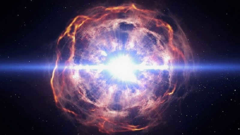 Birth of a supernova