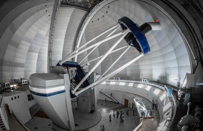 Observatory with telescope
