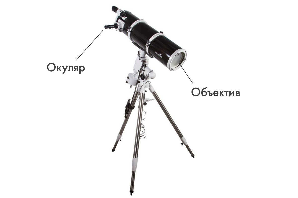 Refractor on an azimuth mount