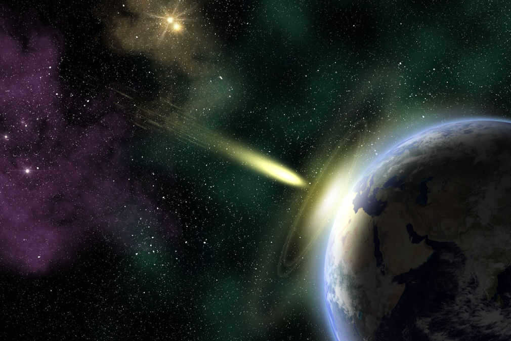 Comet and Earth