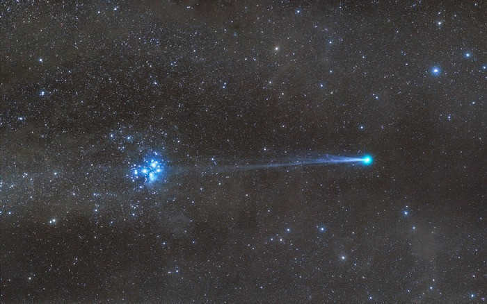 Image of the most distant comet