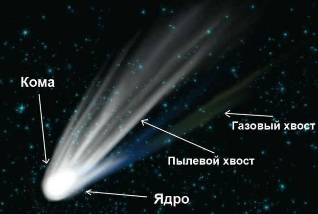 Comet structure