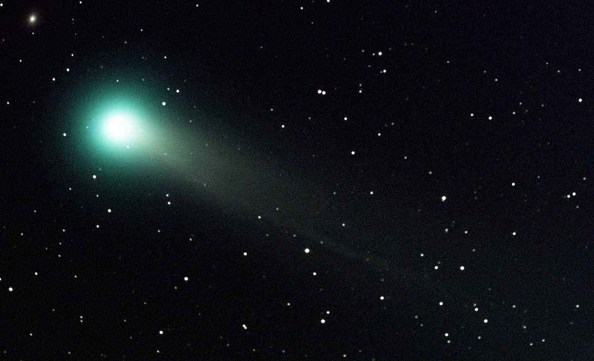 comet in space