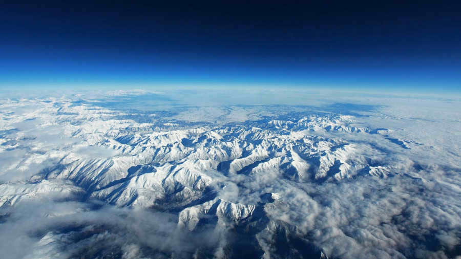 Mountains. Space