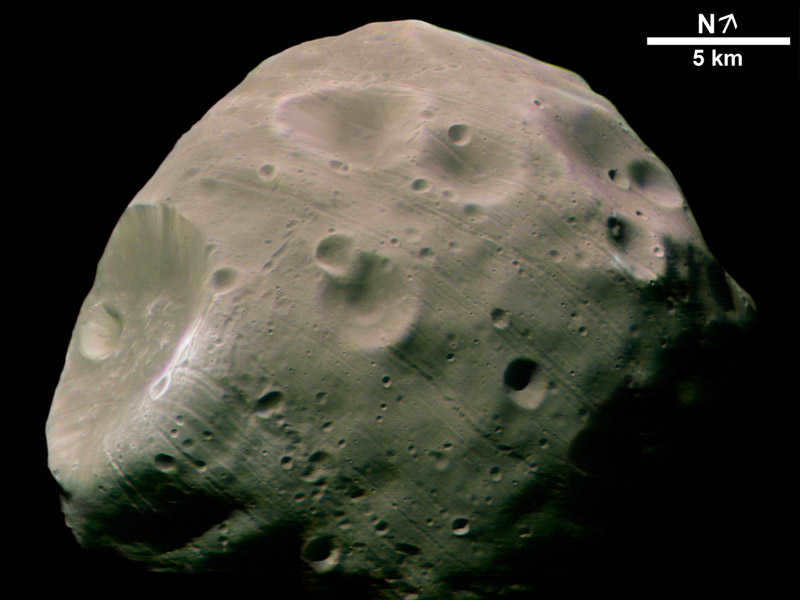Phobos, a satellite of Mars