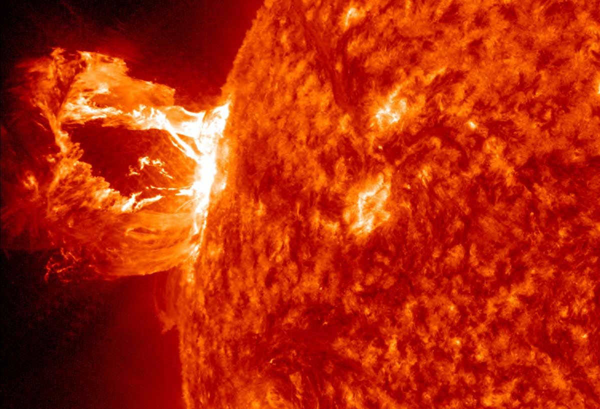 Coronal mass ejection. Solar flare