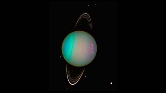 Uranus, planet, rings, satellites, cosmos, photo, telescope, Hubble, Hubble, NASA, NASA