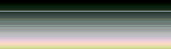This color image of Uranus' rings was taken by Voyager on January 21, 1986, at a distance of 4.17 million km (2.59 million miles). All 9 of its rings are visible in this picture