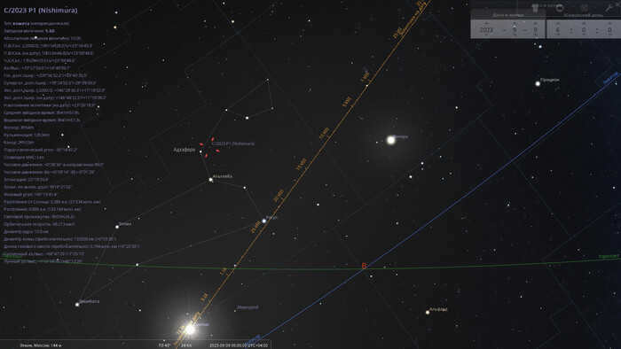 New comet C/2023 P1 (Nishimura) Astronomy, Cosmos, Comet, Astronomical calendar, Longpost