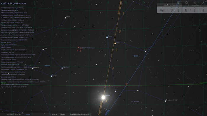 New comet C/2023 P1 (Nishimura) Astronomy, Cosmos, Comet, Astronomical calendar, Longpost